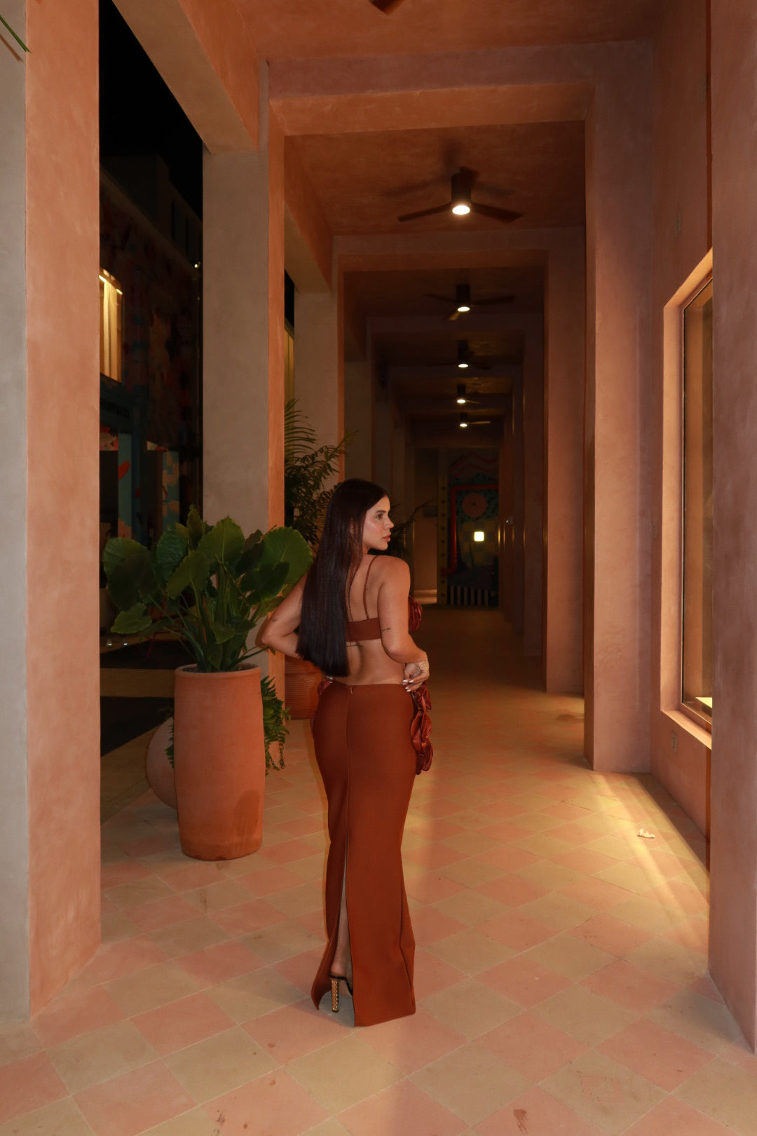 Sloan Brown Two Piece